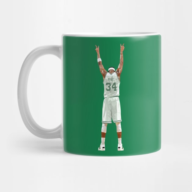 Paul Pierce Celebration Low Poly by rattraptees